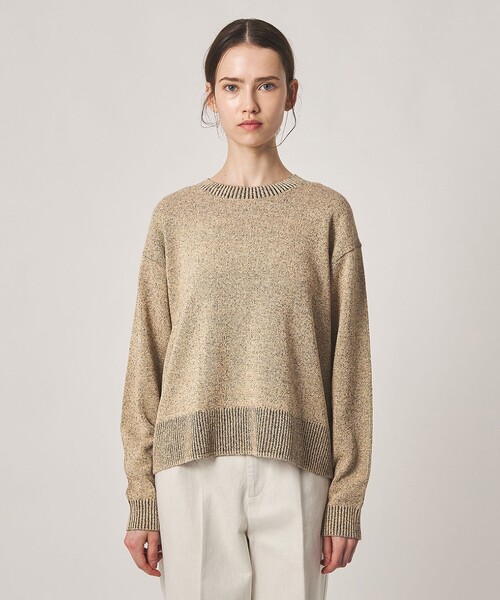 Steven Alan(スティーブンアラン)の「<Steven Alan>ミックス ニット プルオーバー(ニット/セーター・レディース・ベージュ/ライトブルー・FREE)」の6枚目の写真
