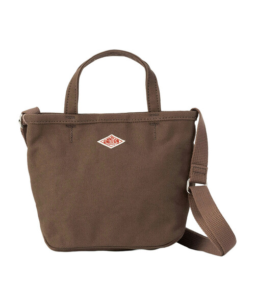 DANTON(ダントン)の「ORSAY PETIT - Cotton Canvas 2-Way Bag(トートバッグ・レディース・ブラウン/アイボリー/レッド/ブルー/ブラック・-)」の3枚目の写真