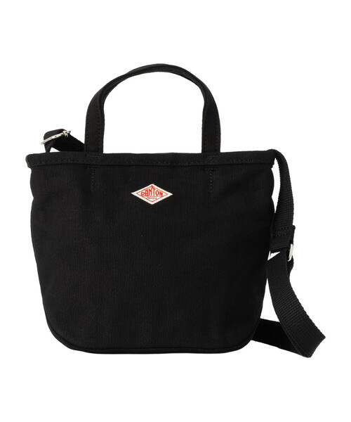 DANTON(ダントン)の「ORSAY PETIT - Cotton Canvas 2-Way Bag(トートバッグ・レディース・ブラウン/アイボリー/レッド/ブルー/ブラック・-)」の2枚目の写真