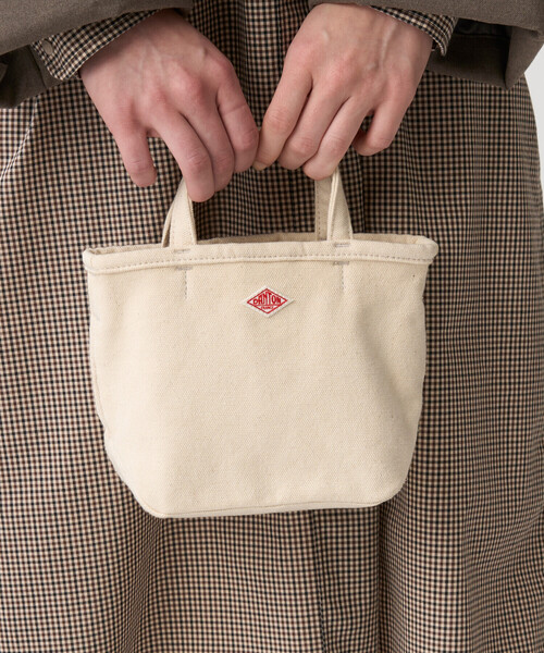 DANTON(ダントン)の「ORSAY PETIT - Cotton Canvas 2-Way Bag(トートバッグ・レディース・ブラウン/アイボリー/レッド/ブルー/ブラック・-)」の15枚目の写真