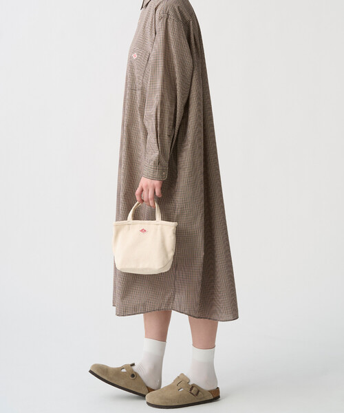DANTON(ダントン)の「ORSAY PETIT - Cotton Canvas 2-Way Bag(トートバッグ・レディース・ブラウン/アイボリー/レッド/ブルー/ブラック・-)」の17枚目の写真