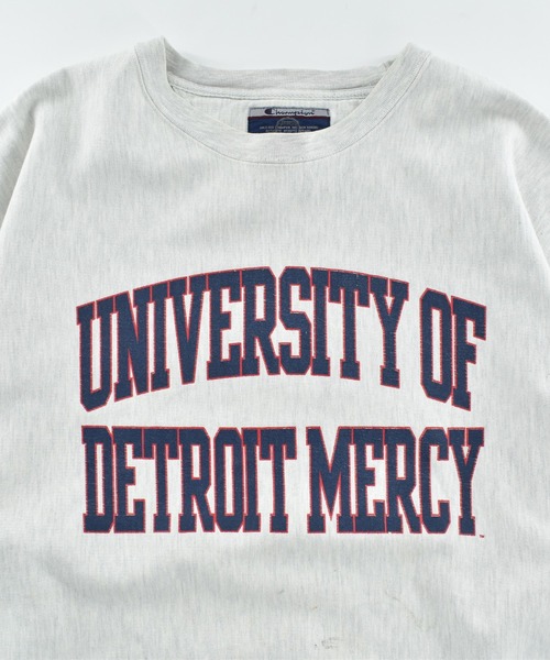 Champion（チャンピオン）の「【USED】Y2K Champion “UNIVERSITY OF DETROIT MERCY” リバースウィーブ スウェット（スウェット・メンズ・グレー・XX-LARGE）」の2枚目の写真