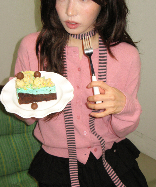 RONRON（ロンロン）の「BASIC WOOL ARCHIVE CARDIGAN PINK（カーディガン/ボレロ・レディース・その他・FREE）」の3枚目の写真