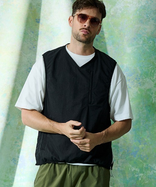 ACANTHUS（アカンサス）の「mcg3886- Field Vest フィールドベスト(JK2704)（ベスト・メンズ・グレー/ブラック・XL/L/M/S）」の2枚目の写真