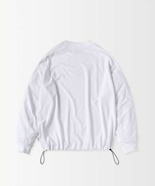 +phenix（プラスフェニックス）の「+phenix(プラスフェニックス)SCULPTED SLEEVE LONG SLEEVE TEE / スカルプテッド ロングスリーブTシャツ（Tシャツ/カットソー・メンズ・ブラウン/ブラック/ブルー/ホワイト・S/M/L）」の6枚目の写真