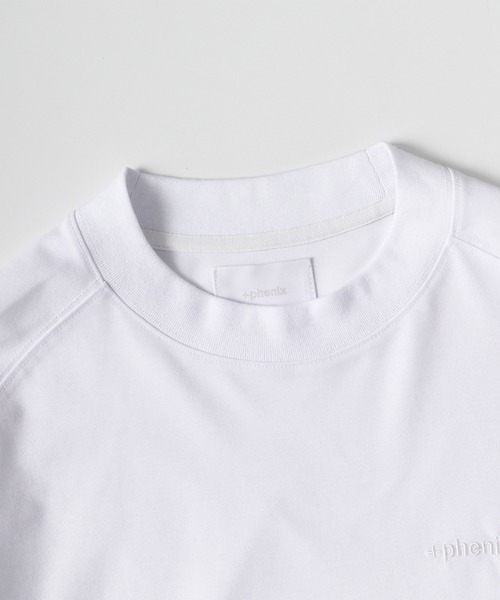 +phenix（プラスフェニックス）の「+phenix(プラスフェニックス)SCULPTED SLEEVE LONG SLEEVE TEE / スカルプテッド ロングスリーブTシャツ（Tシャツ/カットソー・メンズ・ブラウン/ブラック/ブルー/ホワイト・S/M/L）」の7枚目の写真
