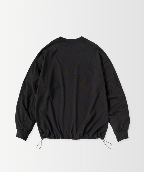 +phenix（プラスフェニックス）の「+phenix(プラスフェニックス)SCULPTED SLEEVE LONG SLEEVE TEE / スカルプテッド ロングスリーブTシャツ（Tシャツ/カットソー・メンズ・ブラウン/ブラック/ブルー/ホワイト・S/M/L）」の17枚目の写真