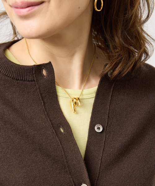 VERMEIL par iena(ヴェルメイユパーイエナ)の「JOSEPHINE STUDIO ジョセフィン・ストゥディオ Rose Pendant L Plated(チャーム・レディース・ゴールド・FREE)」の2枚目の写真