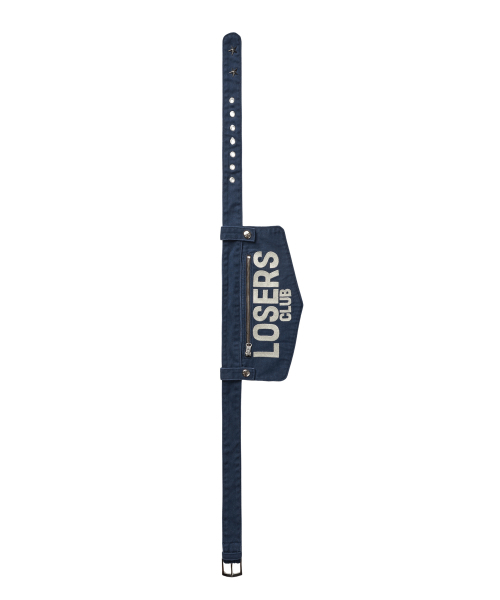 LOSERS CLUB(ルーザーズクラブ)の「LSC クロス ボタン ベルト バッグ ワイド コットン パンツ ネイビー(その他パンツ・レディース・その他・SMALL/MEDIUM/LARGE/X-LARGE)」の4枚目の写真