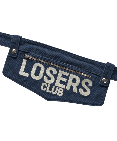 LOSERS CLUB(ルーザーズクラブ)の「LSC クロス ボタン ベルト バッグ ワイド コットン パンツ ネイビー(その他パンツ・レディース・その他・SMALL/MEDIUM/LARGE/X-LARGE)」の5枚目の写真