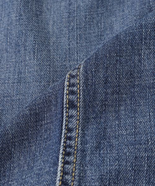 B.C STOCK(ベーセーストック)の「RELAX DENIM SHIRTS(シャツ/ブラウス・メンズ・コバルトブルー/サックスブルー・LARGE/MEDIUM)」の6枚目の写真