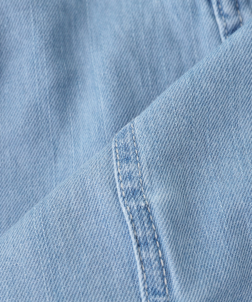 B.C STOCK(ベーセーストック)の「RELAX DENIM SHIRTS(シャツ/ブラウス・メンズ・コバルトブルー/サックスブルー・LARGE/MEDIUM)」の8枚目の写真