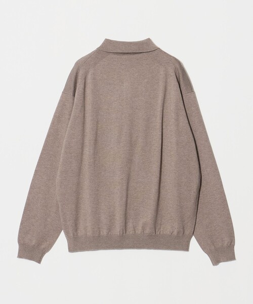BEAUTY&YOUTH UNITED ARROWS(ビューティーアンドユースユナイテッドアローズ)の「コットン カシミヤ ニット ポロカラー ジャケット ウォッシャブル(カーディガン/ボレロ・メンズ・ブラック/ベージュ・L/M/XL/S)」の3枚目の写真