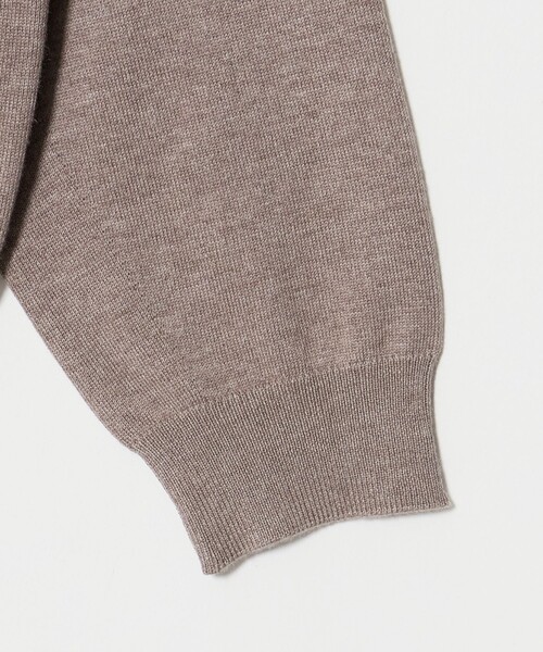BEAUTY&YOUTH UNITED ARROWS(ビューティーアンドユースユナイテッドアローズ)の「コットン カシミヤ ニット ポロカラー ジャケット ウォッシャブル(カーディガン/ボレロ・メンズ・ブラック/ベージュ・L/M/XL/S)」の5枚目の写真
