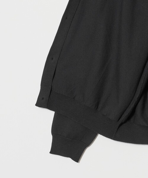 BEAUTY&YOUTH UNITED ARROWS(ビューティーアンドユースユナイテッドアローズ)の「コットン カシミヤ ニット ポロカラー ジャケット ウォッシャブル(カーディガン/ボレロ・メンズ・ブラック/ベージュ・L/M/XL/S)」の11枚目の写真