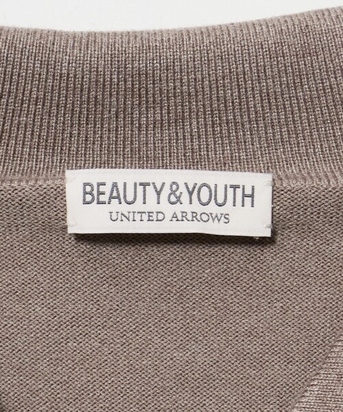 BEAUTY&YOUTH UNITED ARROWS(ビューティーアンドユースユナイテッドアローズ)の「コットン カシミヤ ニット ポロカラー ジャケット ウォッシャブル(カーディガン/ボレロ・メンズ・ブラック/ベージュ・L/M/XL/S)」の13枚目の写真