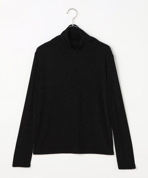 COMME CA ISM(コムサイズム)の「ポリエステルシャーリング 2WAYハイネックカットソー(Tシャツ/カットソー・レディース・ブラック/グレー/アイボリー・L/M)」の9枚目の写真
