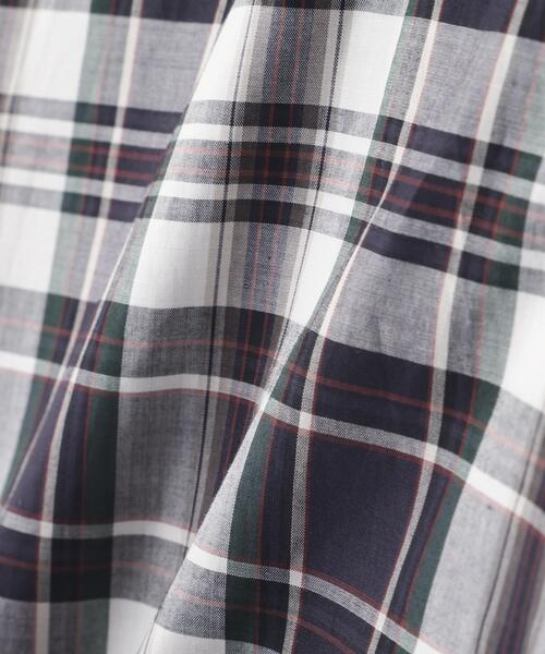 MARGARET HOWELL（マーガレットハウエル）の「MULTI CHECK COTTON（シャツ/ブラウス・レディース・ブルー/ホワイト・1）」の6枚目の写真