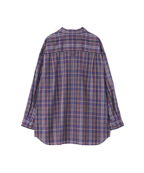 MARGARET HOWELL（マーガレットハウエル）の「MULTI CHECK COTTON（シャツ/ブラウス・レディース・ブルー/ホワイト・1）」の9枚目の写真