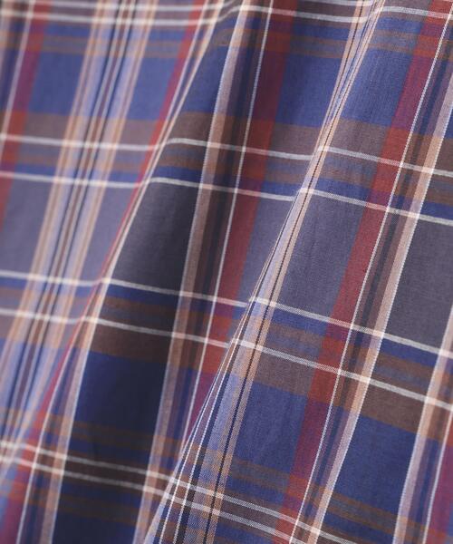 MARGARET HOWELL（マーガレットハウエル）の「MULTI CHECK COTTON（シャツ/ブラウス・レディース・ブルー/ホワイト・1）」の10枚目の写真