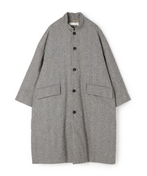 【WEB先行予約】スノーハウンドトゥースダウン ロングコート