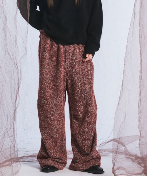 MAISON SPECIAL(メゾンスペシャル)の「《UNISEX》【Italian Dead Stock Fabric】プライムワイドリラックススノーパンツ/Prime-Wide Relaxed Snow Pants【MAISON SPECIAL/メゾンスペシャル】(その他パンツ・メンズ・グレイッシュベージュ/ホワイト/ブラック/アイボリー/ネイビー/レッド/パープル/グリーン/バーガンディー・0/1/2)」の8枚目の写真