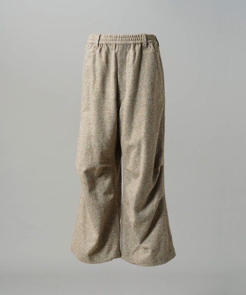 MAISON SPECIAL(メゾンスペシャル)の「《UNISEX》【Italian Dead Stock Fabric】プライムワイドリラックススノーパンツ/Prime-Wide Relaxed Snow Pants【MAISON SPECIAL/メゾンスペシャル】(その他パンツ・メンズ・グレイッシュベージュ/ホワイト/ブラック/アイボリー/ネイビー/レッド/パープル/グリーン/バーガンディー・0/1/2)」の19枚目の写真
