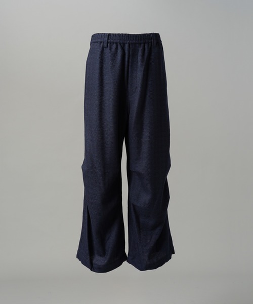 MAISON SPECIAL(メゾンスペシャル)の「《UNISEX》【Italian Dead Stock Fabric】プライムワイドリラックススノーパンツ/Prime-Wide Relaxed Snow Pants【MAISON SPECIAL/メゾンスペシャル】(その他パンツ・メンズ・グレイッシュベージュ/ホワイト/ブラック/アイボリー/ネイビー/レッド/パープル/グリーン/バーガンディー・0/1/2)」の20枚目の写真