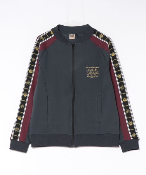 Duckster(ダックスター)の「DUCKSTER/ダックスター OJISANライントラック JKT(ブルゾン・メンズ・ボルドー/ブラック/ネイビー・X-LARGE/MEDIUM/LARGE)」の2枚目の写真
