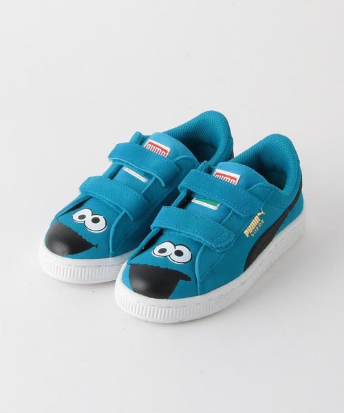 PUMA（プーマ）の「■■■【PUMA(プーマ)】 スウェード セサミストリート14cm-18cm◆（スニーカー・キッズ・コバルトブルー/レッド・14cm/15cm/17cm/16cm/18cm）」の2枚目の写真