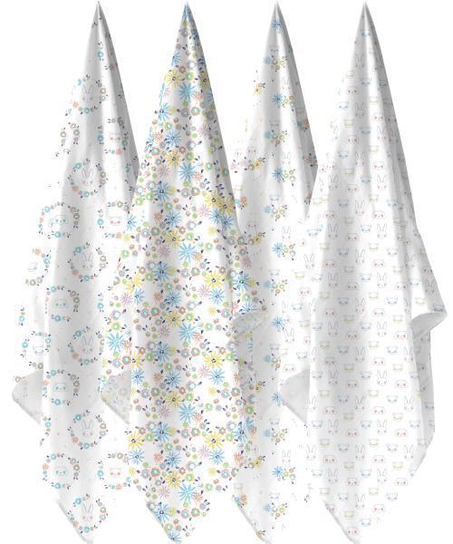 Weegoamigo（ウィーゴアミーゴ）の「【weegoamigo/ウィーゴアミーゴ】4PACK MUSLIN/ モスリンコットンおくるみ4枚セット（おくるみ・キッズ・ピンク系その他/その他1/その他2/グレー系その他/その他4/その他3/その他5/アニマル/グリーン系その他/ブルー系その他・FREE）」の8枚目の写真