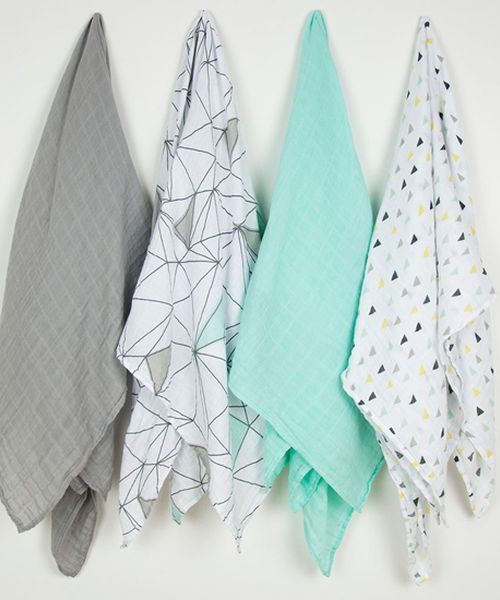 Weegoamigo（ウィーゴアミーゴ）の「【weegoamigo/ウィーゴアミーゴ】4PACK MUSLIN/ モスリンコットンおくるみ4枚セット（おくるみ・キッズ・ピンク系その他/その他1/その他2/グレー系その他/その他4/その他3/その他5/アニマル/グリーン系その他/ブルー系その他・FREE）」の3枚目の写真
