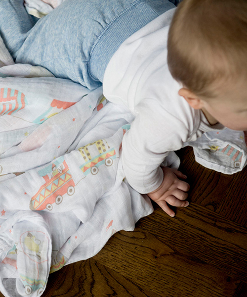 Weegoamigo（ウィーゴアミーゴ）の「【weegoamigo/ウィーゴアミーゴ】4PACK MUSLIN/ モスリンコットンおくるみ4枚セット（おくるみ・キッズ・ピンク系その他/その他1/その他2/グレー系その他/その他4/その他3/その他5/アニマル/グリーン系その他/ブルー系その他・FREE）」の15枚目の写真