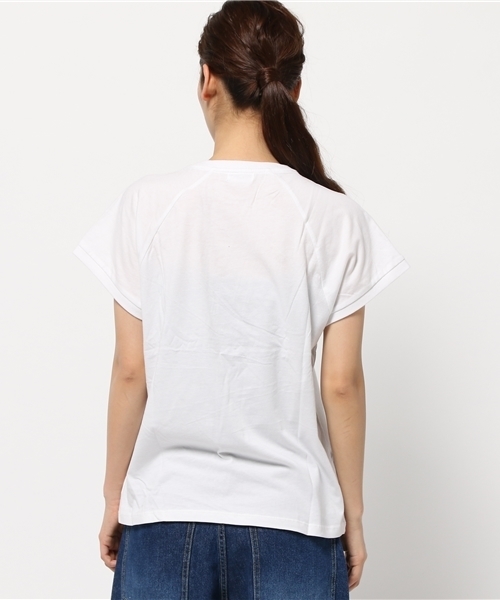 RODEO CROWNS WIDE BOWL(ロデオクラウンズワイドボウル)の「MICHIGAN ノースリーブ Tシャツ(Tシャツ/カットソー・レディース・ホワイト/ピンク/ネイビー・SMALL/MEDIUM)」の6枚目の写真