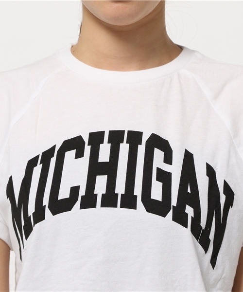 RODEO CROWNS WIDE BOWL(ロデオクラウンズワイドボウル)の「MICHIGAN ノースリーブ Tシャツ(Tシャツ/カットソー・レディース・ホワイト/ピンク/ネイビー・SMALL/MEDIUM)」の8枚目の写真
