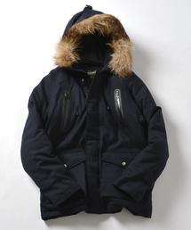 SHIPS JET BLUE | schott×SHIPS JET BLUE: ウール シュノーケルダウンパーカー(ダウンジャケット/コート)