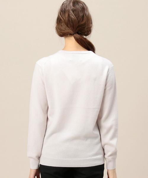BEAUTY&YOUTH UNITED ARROWS(ビューティーアンドユースユナイテッドアローズ)の「BY ウールカシミヤブレンドVネックニット◆(ニット/セーター・レディース・ナチュラル/モカ/レッド/ライトブルー/パープル・FREE)」の10枚目の写真