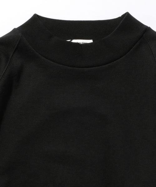 MONKEY TIME（モンキータイム）の「＜monkey time＞ ウラケ モック ドルマンスリーブ スウェット◆（スウェット・メンズ・ブラック/ベージュ/ピンク・X-LARGE/MEDIUM/LARGE/SMALL）」の5枚目の写真