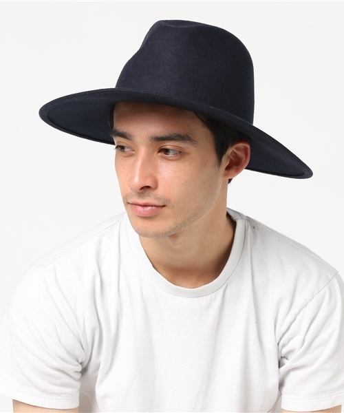 JACKROSE（ジャックローズ）の「ウールツバヒロハット（ハット・メンズ・キャメル/ブラック/ネイビー/カーキ・フリー）」の3枚目の写真