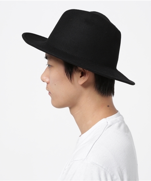 JACKROSE（ジャックローズ）の「ウールツバヒロハット（ハット・メンズ・キャメル/ブラック/ネイビー/カーキ・フリー）」の7枚目の写真