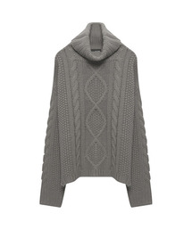 Re:EDIT | [リエディ]アラン柄ローゲージタートルニットトップス/セーター/ニットトップス(ニット/セーター)