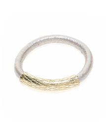 ROSE BUD | (BY BOE)LEATHER F-RING WITH GOLD(リング)