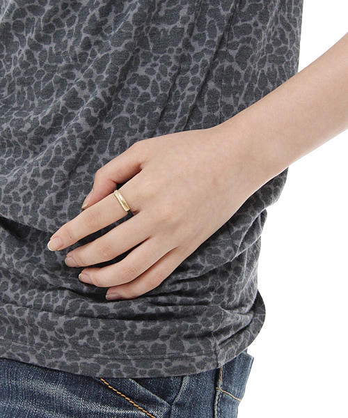 ROSE BUD（ローズバッド）の「(BY BOE)レザーリング（リング・レディース・ホワイト/ブラック/シルバー/ブロンズ/ターコイズブルー/ワイン/オレンジ/ライラック/レッド/グリーン/ブルー系その他/シルバー系その他・6/7/SMALL/5）」の10枚目の写真