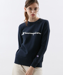 【Champion/チャンピオン】レディース クルーネックスウェットシャツ