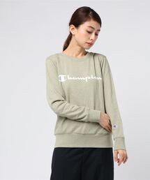 【Champion/チャンピオン】レディース クルーネックスウェットシャツ