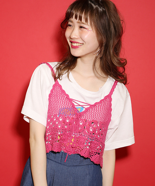 Na＋H ビスチェ調キャミソール Na＋H ビスチェ調キャミソール UNTITLED｜【セットアップ可能