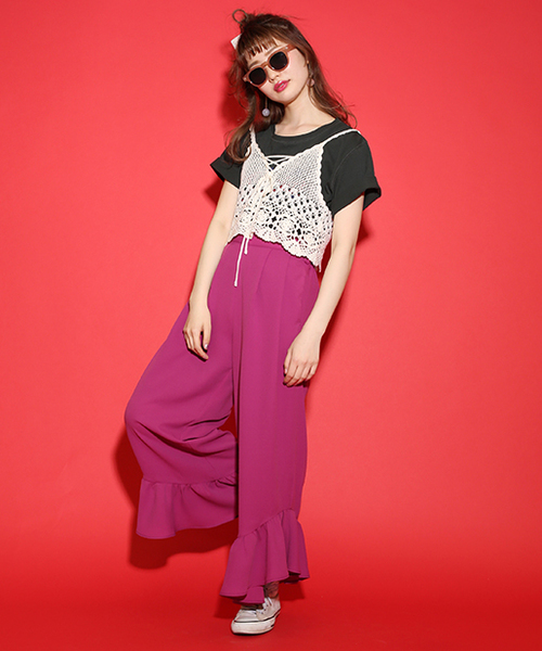 Na＋H ビスチェ調キャミソール Na＋H ビスチェ調キャミソール UNTITLED｜【セットアップ可能