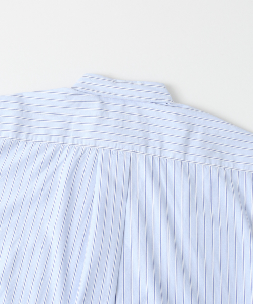 URBAN RESEARCH(アーバンリサーチ)の「UR ワイドボックスストライプシャツ(シャツ/ブラウス・メンズ・グレー系その他/ブルー系その他/ネイビー・MEDIUM/LARGE)」の8枚目の写真