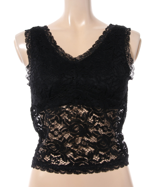 WEGO（ウィゴー）の「WEGO/カップインレースタンクトップ（タンクトップ・レディース・ブラック/オフホワイト/マスタード/ライトパープル・FREE）」の12枚目の写真