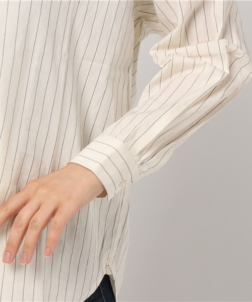 earth music&ecology（アースミュージックアンドエコロジー）の「【 SETアイテム 】SET2点 2wayカシュクールシャツ+タンクトップ（シャツ/ブラウス・レディース・ライトグレー/ネイビー/オフホワイト・FREE）」の9枚目の写真